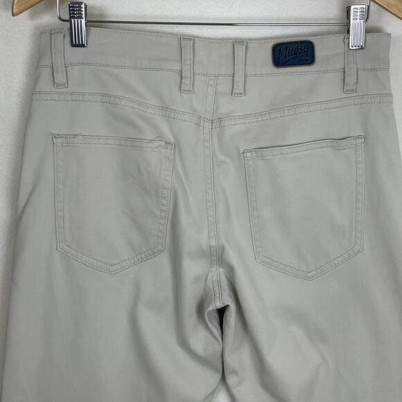 Mugsy Harbors Pants Men’s‎ 32x31 Slim Fit Stretch Chino Beige Khaki Casual - Picture 11 of 16
